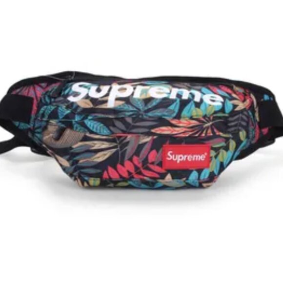 SUPREME Adjustable Strap Waist Fanny Crossbody Belt Bag Tropical FLORAL - Picture 1 of 3